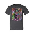 thumbnail image 3 of Colorful Beagle | Dogs Love You | Dean Russo Art Animal Lover Men's T-Shirt, Heather Black, X-Large, 3 of 6