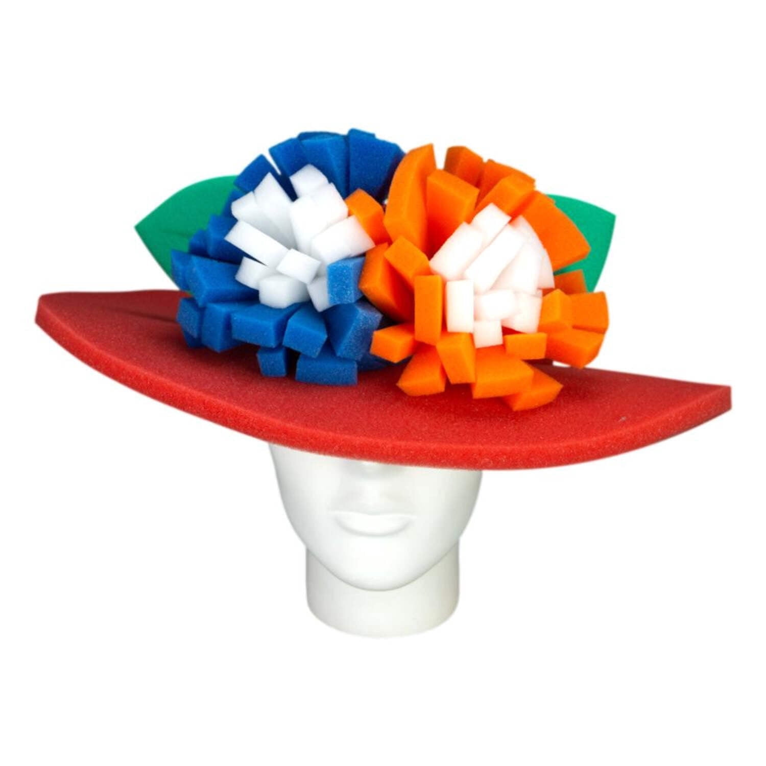 Giant Cowboy Hat Foam Wig With Giant Bow Crazy Party Hat For
