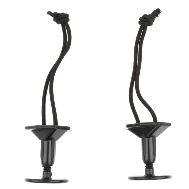 Clavijas de Correa de Surf Zulema 48 Mm Y Cable de Cuerda de 12 Cm Negro