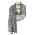thumbnail image 2 of Fewfanhot Women Printed Sheer Crinkle Scarf Lightweight Long Neck Wrap Breathable Summer Shawl Accessory, 2 of 7