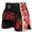 RED, variant on FLUORY Muay Thai Shorts Free Combat Mixed Martial Arts Boxing Training Match Pants Side Hollow out Camouflage Shorts