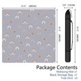 thumbnail image 2 of Decorative Boho Inspired Non-Slip Table Mat for Mahjong 31.5 Inch Square Rubber Surface Reduces Tile Noise for Card Games Board Games and Game Nights, 2 of 7