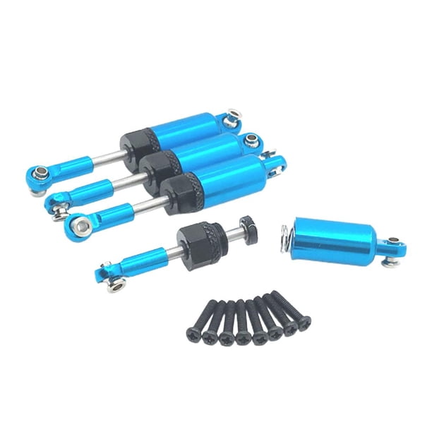 Amortiguador Delantero Trasero RC con Resortes para Oruga de Camión de Coche H Azul