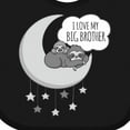 thumbnail image 4 of Inktastic I Love My Big Brother Boys or Girls Baby Bib, 4 of 4