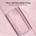 thumbnail image 5 of for iPhone 15 Plus Case, Silicone Upgraded [Camera Protection] Case with [2 Screen Protectors], Soft Anti-Scratch Microfiber Lining Inside, 6.7 inch, Chalk Pink, 5 of 11