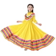thumbnail image 1 of Exclusivamente para niñas falda grande estilo étnico vestido de baile disfraz Halloween 61, 1 of 4