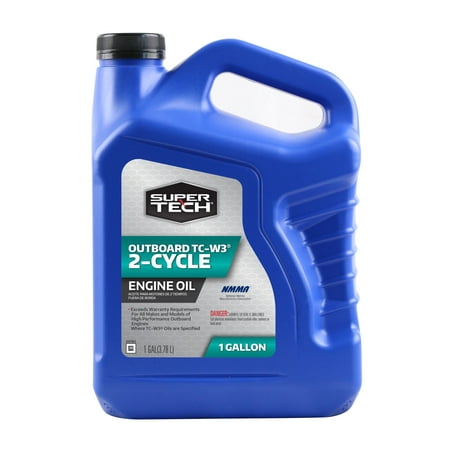 Super Tech TC-W3 Outboard 2-Cycle Engine Oil, 1 (Best Oil For Direct Injection Engines)