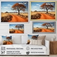 thumbnail image 4 of Designart "horizon Australia Outback Spectrum II" Landscapes Floater Framed Canvas Art Print, 4 of 7