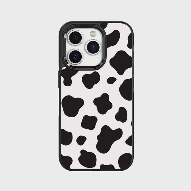 Caseco iPhone 15 Pro Case With Mag-Safe - Black Cow