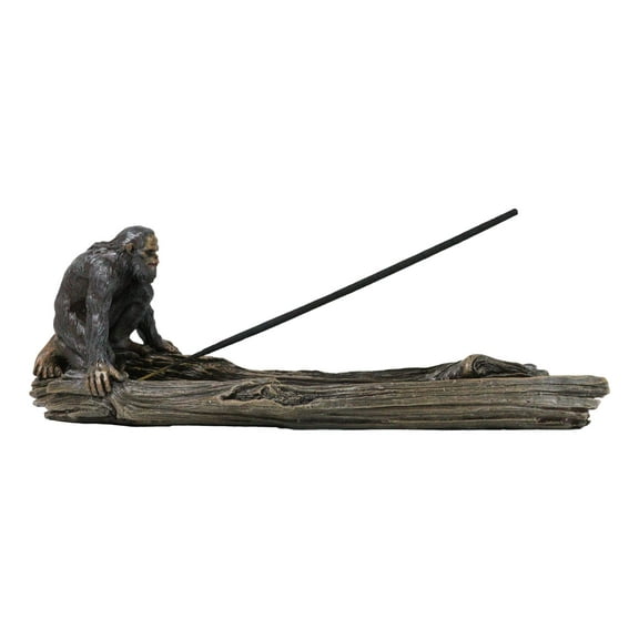 Forest Mythical Creature Sasquatch Big Foot Cryptid Ape Incense Burner Figurine