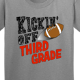 thumbnail image 4 of Inktastic Kickin' off Third Grade Back to School Football Youth T-Shirt, 4 of 5