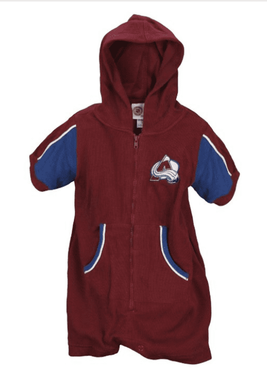Nhl Colorado Avalanche Girls' Long Sleeve Poly Fleece Hooded