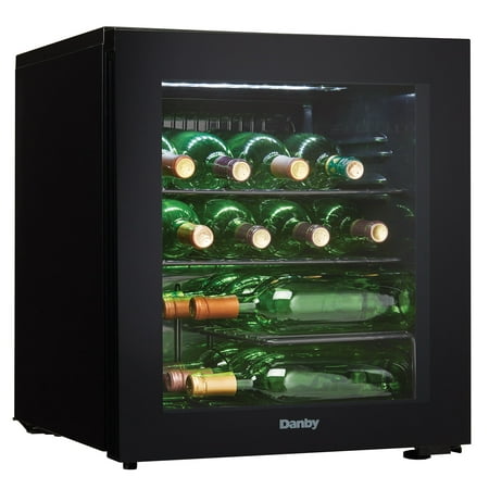 Danby 1.8 cft Free-Standing Wine Cooler in Black (Best Refrigerator Brands Reviews)