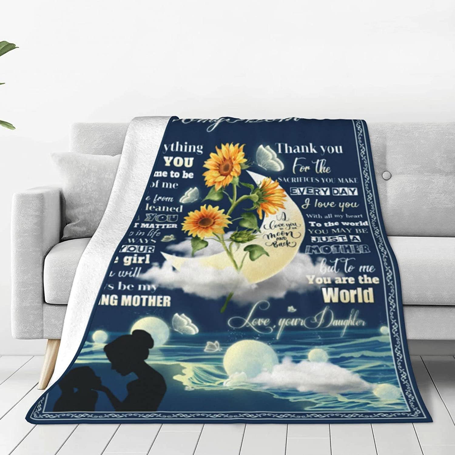  Mcurore Gifts for Girlfriend Blanket 60x50, Girlfriend Gifts  for Women, Girlfriend Birthday Gifts, Gift for Girlfriend, Cute Birthday Gifts  for Girlfriends, Anniversary Romantic Gift for Her : Home & Kitchen
