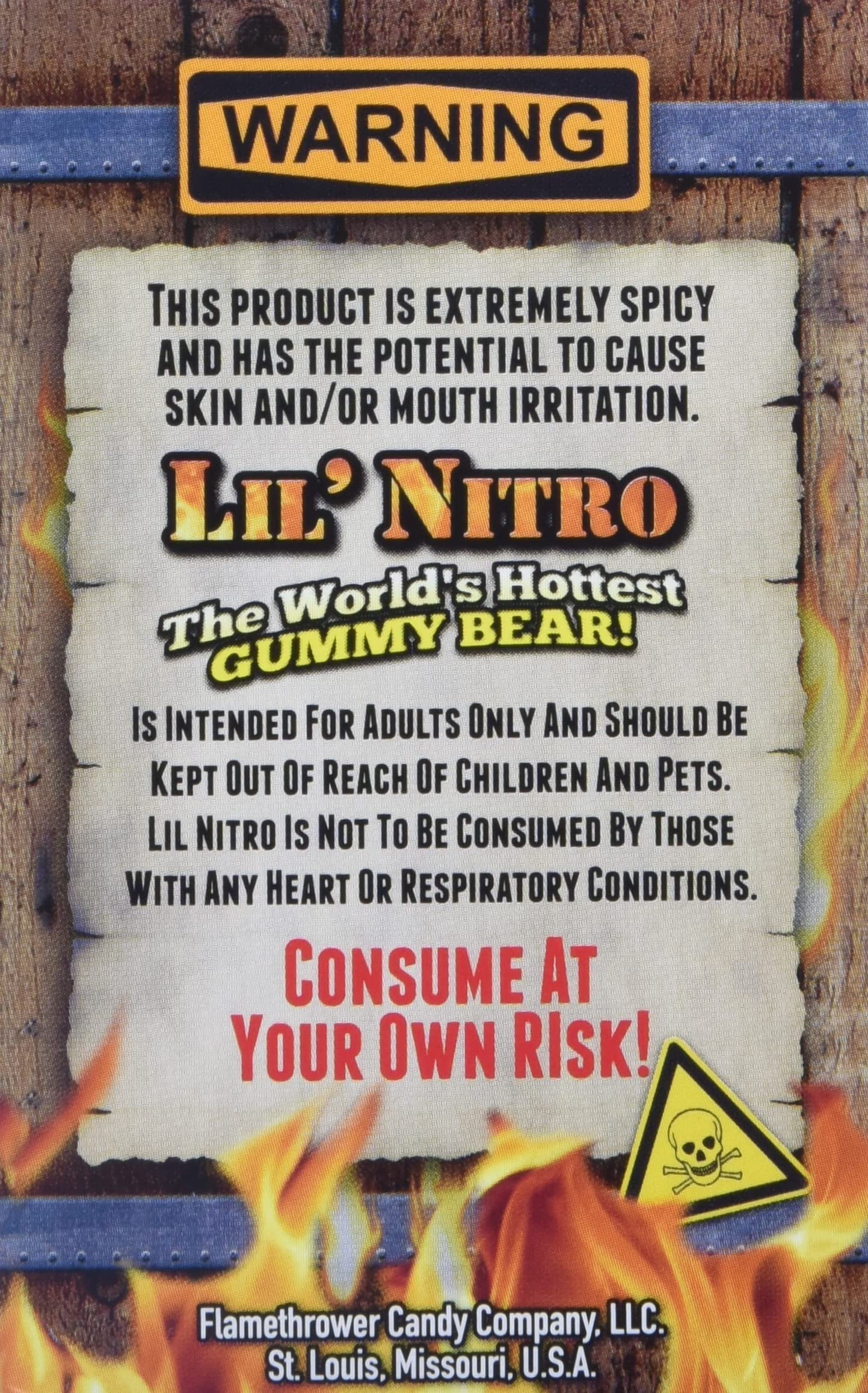 BACK IN NITRO GUMMY BEAR! 9,000,000 SCOVILLE UNITS OF (4X, 44 OFF