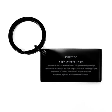 Partner Keychain - Always by Your Side, Cherished Memories, Perfect Gift for Partner, Birthday, Holidays