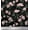 Black, variant on Soimoi Black Cotton Duck Fabric Leaves & Peony Floral Printed Fabric 1 Yard 42 Inch Wide