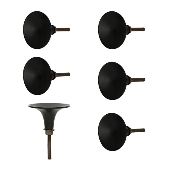 Ellementry Set of 6 Handcrafted Metal Cabinet Knobs – Twilight Metal Decorative Drawer Knobs for Dresser, Cupboard & Furniture – Artisan Furniture Hardware for Kitchen and Wardrobe