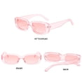 thumbnail image 3 of BUTABY Gafas de sol rectangulares para mujer, gafas de conducción retro de los años 90, marco cuadrado estrecho, protección UV400, 3 of 6