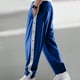 thumbnail image 1 of Pantalones largos de moda para hombre, deportivos, casuales, con botones anchos, holgados, de pierna recta, de algodón, 1 of 9