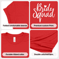 thumbnail image 5 of Bride Squad T-Shirt Bridesmaid Gift Bachelorette Party Wedding Group Tee, 5 of 6