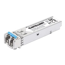 Intellinet Industrial Gigabit Fiber SFP Optical Transceiver Module | 1000Base-LX (LC) Single-Mode Port, 10 km (6.2 mi.) | -40 - 167°F, DDM | Equivalent to the Cisco GLC-LH-SM | NDAA-compliant