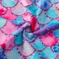 thumbnail image 5 of GYRATEDREAM Baby Toddler Girls Mermaid Fish Rash Guard 2-Piece Swimsuit Set - Long Sleeve Bikini with UPF 50+ Sun Protection 3-4 Years, 5 of 12
