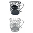 thumbnail image 1 of Cesta de Almacenamiento de Metal con Soporte para Cápsulas de Café Expreso de 2 Piezas para AMANTES DEL CAFÉ Sunnimix Contador de titulares de café, 1 of 8