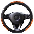 thumbnail image 2 of Car Accessories Auto Parts Products Universal Leather Reflective Car Steering Wheel Cover 38CM Car-styling Sport Auto Steering Wheel Covers Anti-Slip Automotive Accessories, 2 of 2