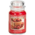 thumbnail image 1 of Village Candle Fraises Fraîches Grand Pot en Verre pour Apothicaire Bougie Parfumée, 21,25 oz, Rouge, 1 of 4