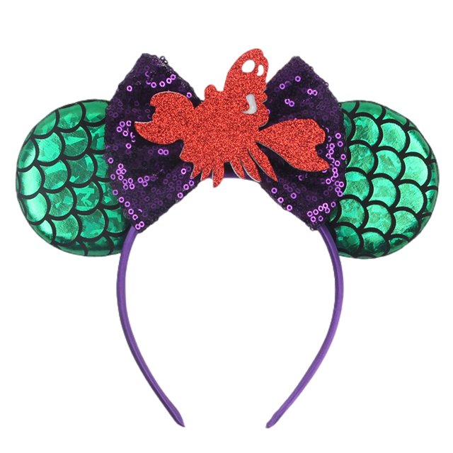 Diadema con orejas de ratón para niña y mujer, diadema con diseño de dibujos animados de Minnie Mouse, accesorios para el cabello para fiesta, Festival, novedad