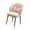 Light Pink, variant on Elodie Vanity Chair Lazy Couch with Back Desk Chair for Office Dormitory Restaurant Light Pink