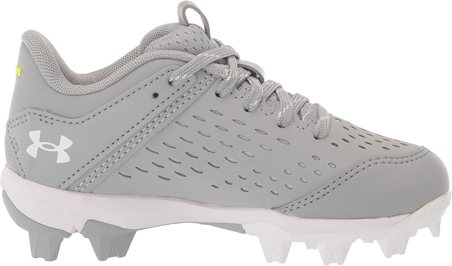 Under Armour Mens Leadoff Low Baseball Cleats Gray Size 12 M Under Armour Leadoff Low RM Jr. 3.0 Youth Molded Cleat  main image 2
