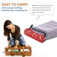 thumbnail image 4 of Daiia Beef Pattern Quick Dry Towel, Super Absorbent Travel Towel with Hanging Loop & Carabiner, Lightweight Compact Fast-Drying Microfiber Towel-31.5"x63", 4 of 8