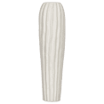 thumbnail image 1 of Bouclair White Ceramic Wavy Floor Vase, 1 of 2