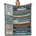 thumbnail image 1 of LHSHID Grandpa Gifts from Grandchildren Blanket Fathers Day Birthday Gifts for Grandfather Christmas Day Best Gifts for Grandpa Blanket for Grandpa Soft and Warm 30x40in, 1 of 6