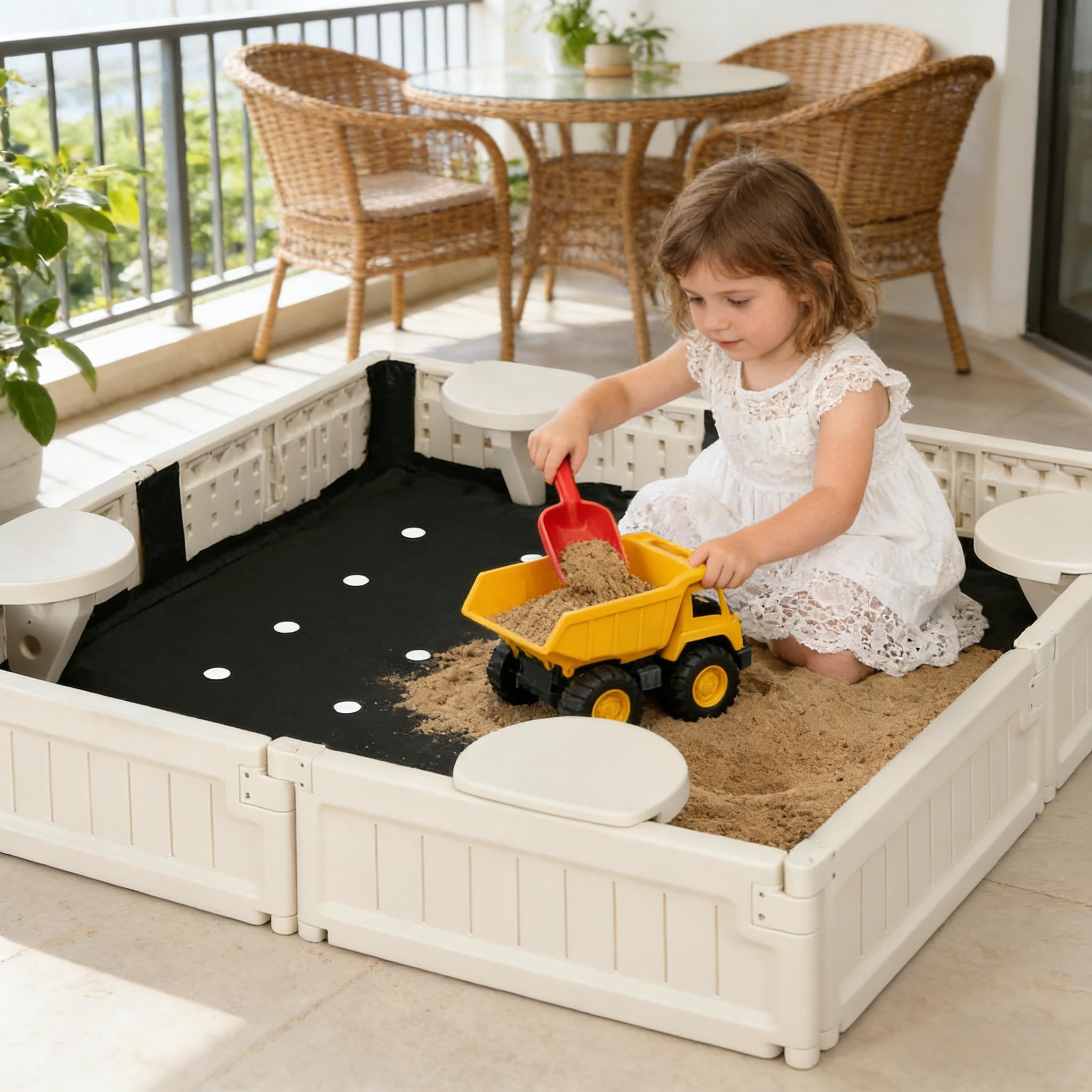 Kids Outdoor Sandbox