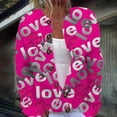 thumbnail image 2 of Women's Valentine's Day Printed Cardigan Jacket Cardigan Sweaters for Women, 2 of 2
