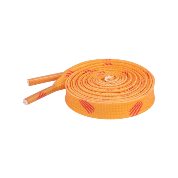 INSPIRE CHIC Flat Shoe Laces Scratch Pattern Colored Print Sneakers Shoelaces for Sneakers 1 Pair Orange 120cm/47.2"
