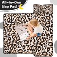 thumbnail image 4 of Beige and Black Of Leopard Print Toddler Nap Mats for Kids Preschool,Sleeping Mat Bag or Kids,Toddler Sleeping Bag,Toddler Nap Mat or Daycare, 4 of 6