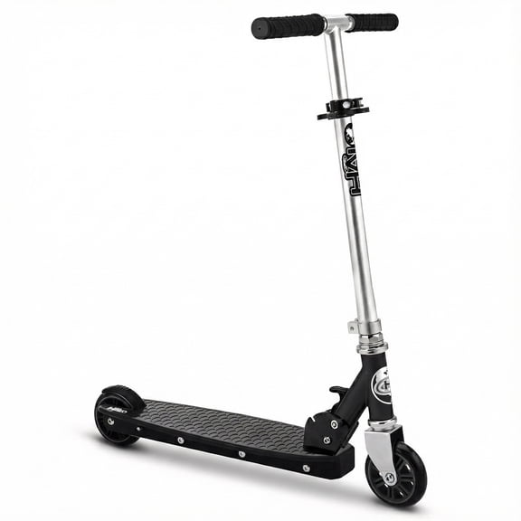 HALO Rise Above Eco-Friendly 2 Wheel Kids Scooter - Black - Ages 5 GRS Approved Recycled Materials