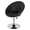 Black, variant on BIQWBIC Modern Vanity Chair Swivel Makeup Chair - Adjustable Height PU Leather Tufted Round Back Accent Chair with Chrome Base, Ergonomic Design for Home, Salon, or Office, Black
