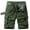 Army Green, variant on WTOBBY Men's Casual Comfortable Cargo Shorts, Multi-Pocket Military Tactical Design, Beltless Waist for Easy Wear, Lightweight and Durable for Daily Use,Black M
