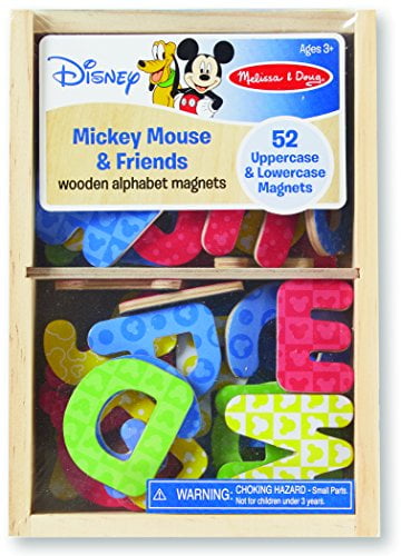 melissa and doug wooden alphabet magnets