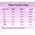 thumbnail image 7 of SHINE UP 2 Pack Womens Blouses Pleat Long Sleeve Shirts Crewneck Casual Tunic Tops, 7 of 7
