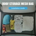 thumbnail image 2 of EIMELI Car Ceiling Storage Net Pocket 8kg Capacity Auto Interior Organizer Bag, 2 of 9