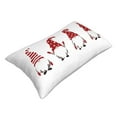 thumbnail image 3 of Disketp Pillow Covers Christmas Gnome Pattern Throw Pillow Case Cushion Covers,Cushion For Bedroom,Couch,Home-20"X30", 3 of 9