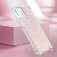 thumbnail image 5 of Slim Fit Phone Case for Samsung Galaxy A04E, Case for Galaxy M04, Case for Galaxy F04,Glitter Liquid Quicksand Effect Silicone Soft TPU Case for Galaxy A04E/M04/F04,LSWT Pink, 5 of 6