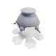thumbnail image 5 of Tazón de leche para mascotas Dispositivo de alimentación de leche para mascotas Biberón para mascotas Estación de lactancia Leche Base Plegable Gris, 5 of 9