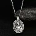 thumbnail image 3 of HOOUN Mens Vintage Spartan Leonidas Warrior Pendant Necklace Punk Biker Jewelry 24", 3 of 6